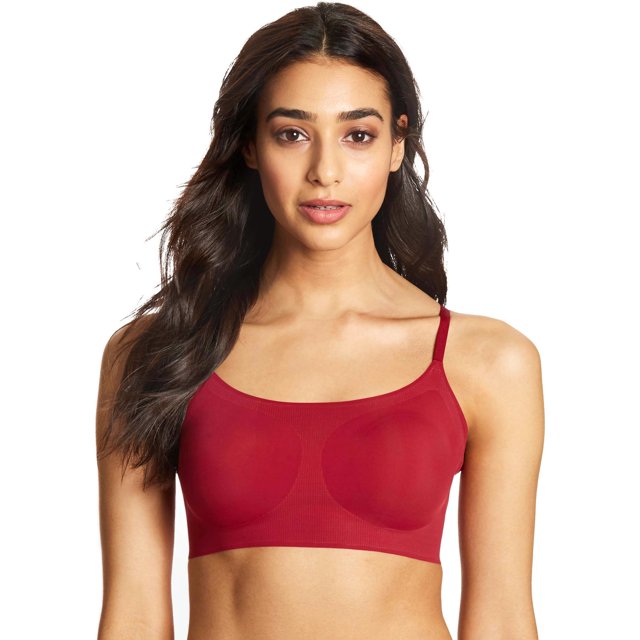 Maidenform Womens Modern Comfort Pullover Wireless Bra, L, Glory Red