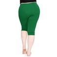 thumbnail image 3 of Stretch Is Comfort Women's Plus Size Knee Length Leggings| Adult X-Large - 7x, 3 of 5