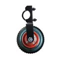 thumbnail image 1 of Tachiuwa Roulette de Clôture Roulette de Portail 8 Pouces de Hauteur Roue Auxiliaire Roulette en Caoutchouc Robuste Rouge, 1 of 9