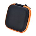 thumbnail image 1 of stanreset Earphone Container Universal Space Saving Storage Bag Hard Scratchproof Carry Packet Cables Travel Charger USB Orange, 1 of 6