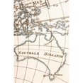 thumbnail image 1 of Design Pics DPI1958560 Australie Circa 1760 de Atlas de Toutes les Parties Connues du Globe Terrestre par le Cartographe Rigobert Bonne Publié à Genève Circa 1760 Affiche Imprimée, 12 x 18, 1 of 1