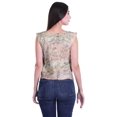 thumbnail image 3 of Moomaya Hauts en Jersey de Coton pour Femmes Sans Manches Imprimés à Col Rond Tenue Décontractée, 3 of 4