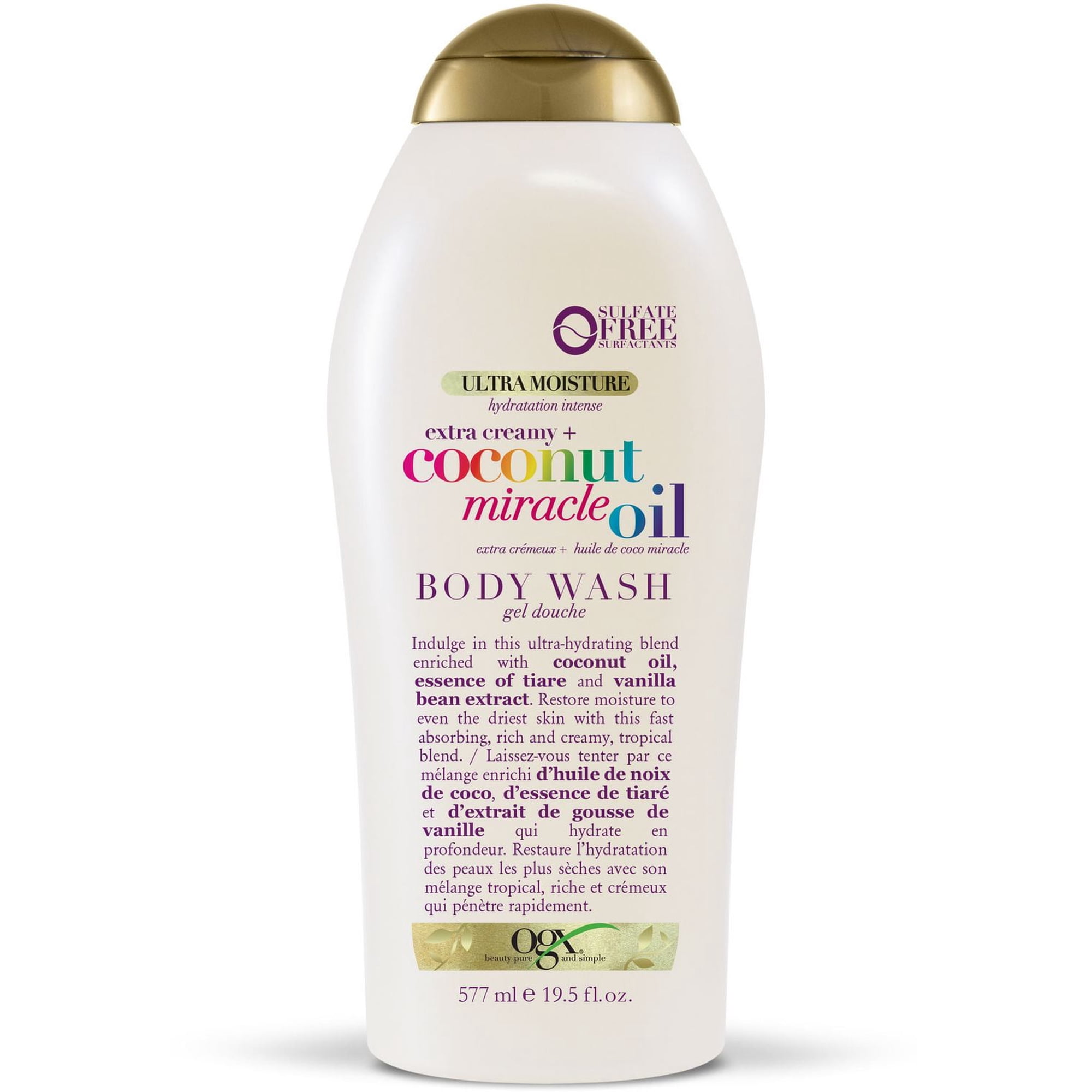 OGX Extra Creamy + Coconut Miracle Oil Ultra Moisture Body Wash