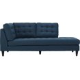 thumbnail image 5 of Modway Empress Upholstered Polyester Fabric Right Facing Chaise in Azure, 5 of 5