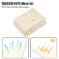 thumbnail image 3 of Yescom 25Ft Triangle Sun Shade Sail Canopy 97% UV Block Commercial Carpark Pool Camping Playground Outdoor Off White, 3 of 10