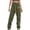 Army Green, variant on Bigersell Bell Bottom Jeans Juniors Jeans Clearance Low Waisted Jeans Ladies Boyfriend Denim Pants Button Closure Distressed Black Jeans Female Straight High Waist Cropped Pants Style J-9 Brown XL