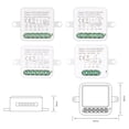 thumbnail image 3 of 2CH Zigbee Mini Smart Switch Relay Module Support 2 Way Control Switch for Smart Home Automation, Works with Alexa Google Home, 3 of 8