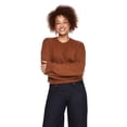 thumbnail image 1 of George Women's Cropped Crew Neckline Sweater, 1 of 6