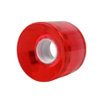 thumbnail image 3 of Blank Skateboard Wheels 59mm 82A Hi-Rebound Soft Cruiser Clear Red, 3 of 4