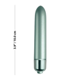 thumbnail image 3 of Rocks Off Touch Of Velvet Bullet Vibrator, Aqua Lily, 3 of 3