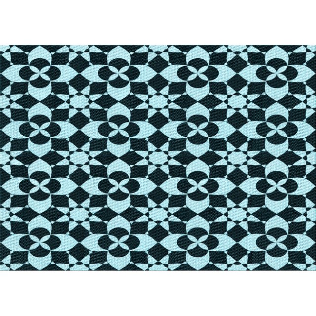 Ahgly Tapis Rectangulaire Lavable en Machine Intérieur Transitionnel Vert Sarcelle Profond, 2 Pieds x 3 Pieds