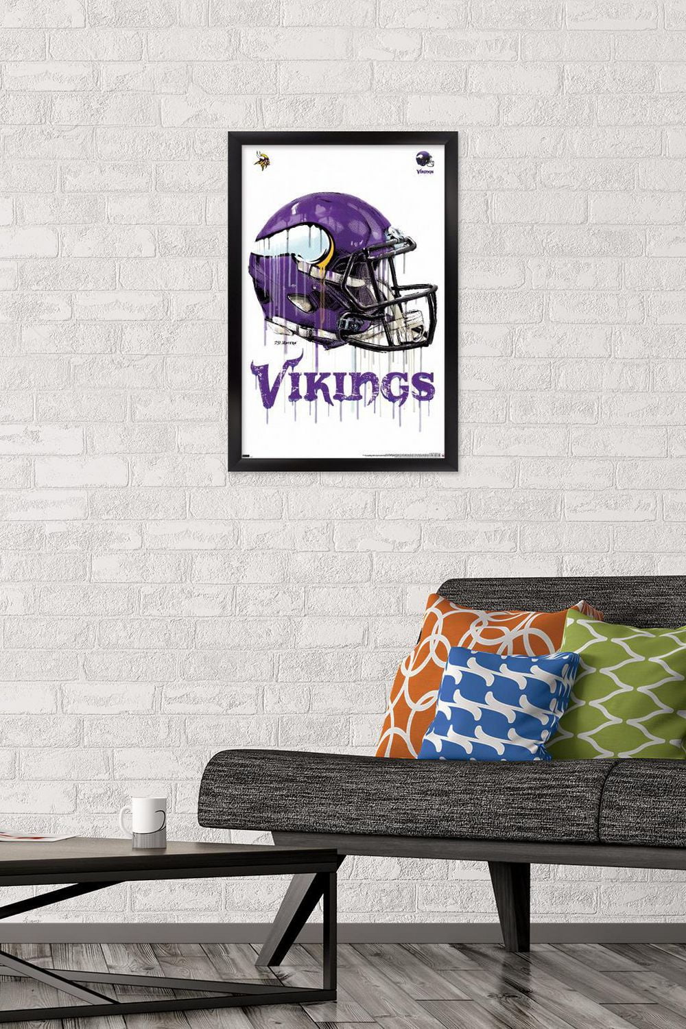 NFL Minnesota Vikings - Drip Helmet 20 Wall Poster