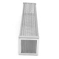 thumbnail image 1 of Tube de Fumée Carré en Acier Inoxydable pour Barbecue au Charbon de Bois, 1 of 7