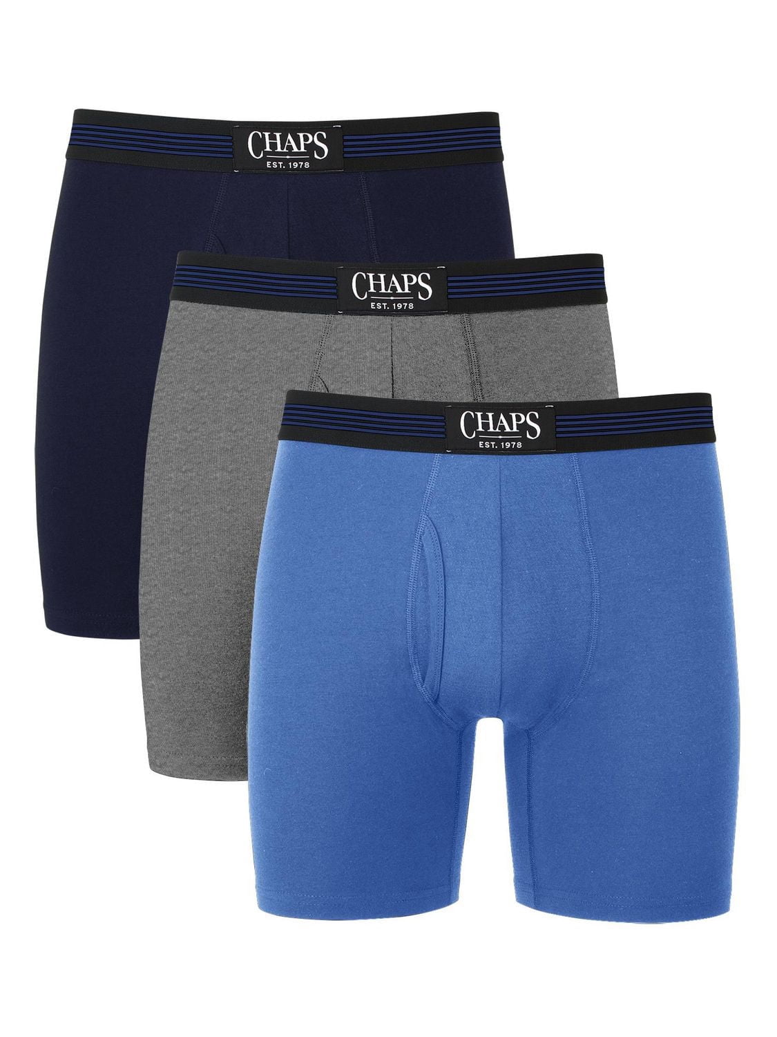 Chaps Air Ease Calecons Boxeurs, Packet de 3, Assorti