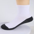 thumbnail image 5 of JUNWELL 6pairs/set Classic Trendy Sports Style Student Socks  Unisex, 5 of 5