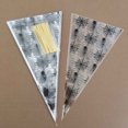 thumbnail image 4 of Agiferg 100pcs Halloween Candy Packaging Bag Small Gift Transparent Plastic Bag Plastic Triangled Bag, 4 of 4