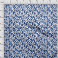 thumbnail image 3 of oneOone Georgette Viscose Fabric Triangle & Line Geometric Decor Fabric Printed BTY 42 Inch Wide, 3 of 4