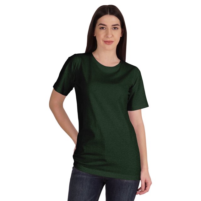 Inkmeso Womens Basic Crewneck Tshirt Short Sleeve Regular Fit Long Tee Workout Top