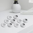 thumbnail image 2 of 10 Pcs Cache-Grille Rond en Métal pour Armoire et Placard Ventilation Maison, 2 of 9