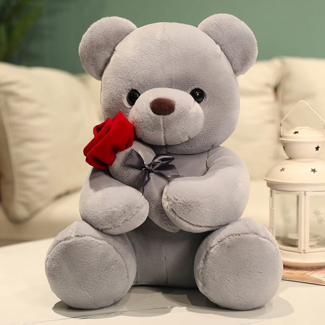 RXIRUCGD Cadeau de la Saint-Valentin Peluche Ours Rose Poupée Câline Poupée Poupée Fille