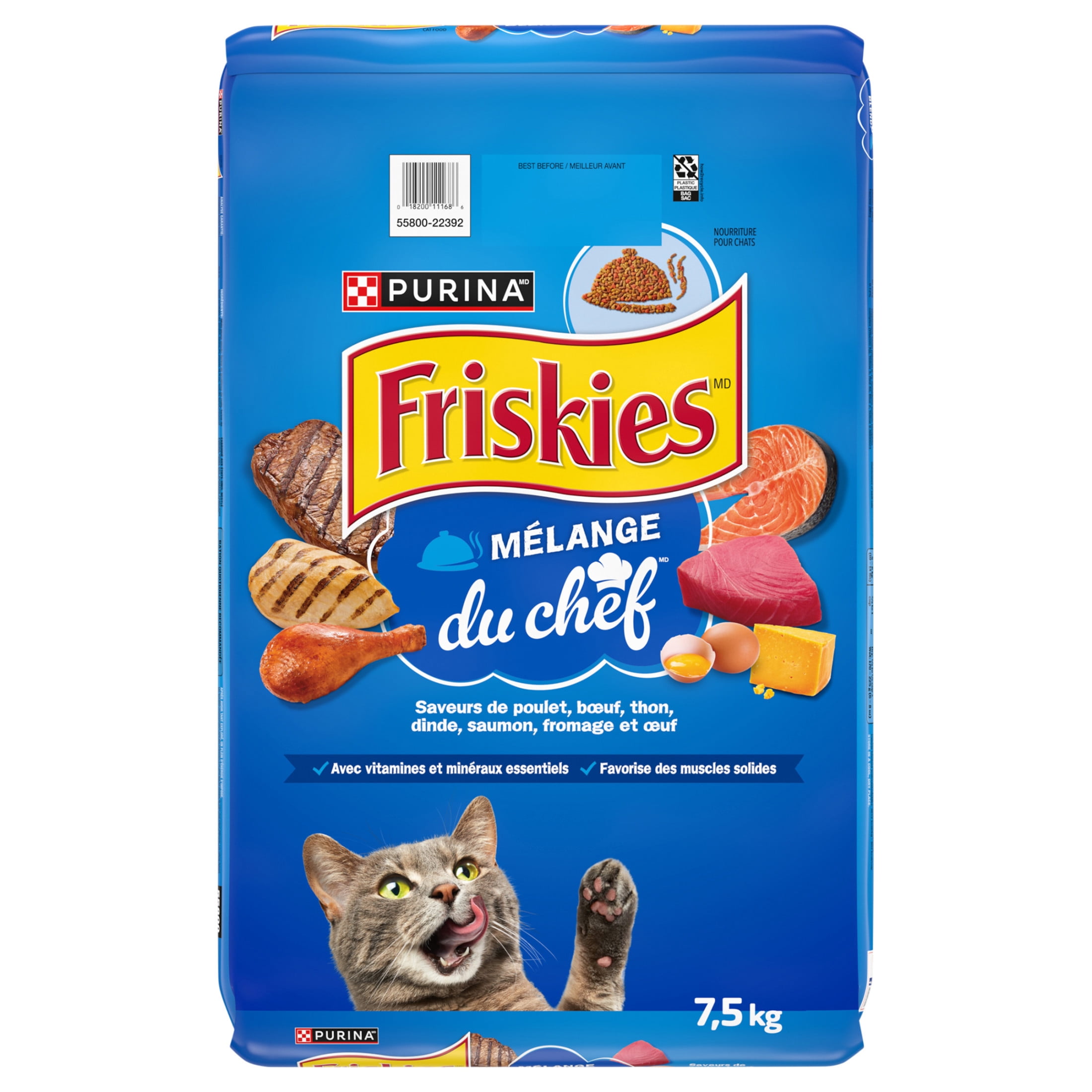 Friskies Chef's Blend, Dry Cat Food 7.5kg