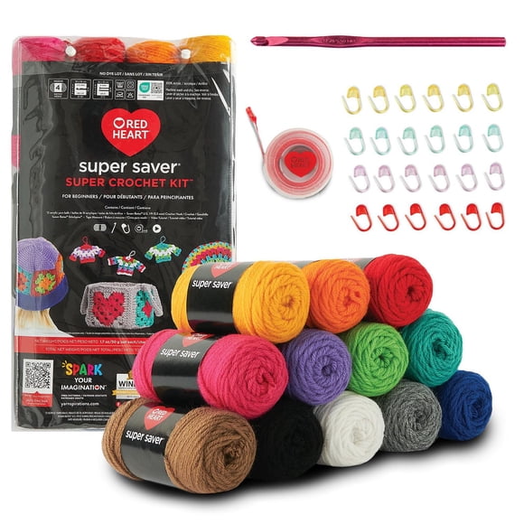 "Red Heart® Kit de Super Crochet Super Saver®"