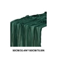 thumbnail image 2 of Boho Gauze Green Wedding Table Runner Fabric Kitchen Dining Holiday Table Decor For Home Party Indoor, 2 of 4