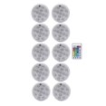 thumbnail image 1 of 13 LED RGB Submersible Light With Magnet And Suction Cup Swimming Pool Light Underwater Tea Night Light For Pond ,Easy to Install, 1 of 7