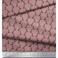 thumbnail image 4 of Soimoi Moss Georgette Fabric Cane Corso Dog Print Fabric by The Yard 42 Inch Wide, 4 of 5
