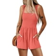 thumbnail image 4 of Timegard Running Shorts for Women Elastic Waist Ruched Loose Solid Color Casual Workout Gym Shorts, 4 of 4