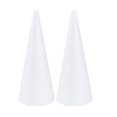 thumbnail image 1 of simhoa Foam Cone Craft DIY Craft Material Party Supply Accessories Table Centerpiece 350mm 2Pcs, 1 of 8