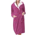 thumbnail image 1 of Birdeem Robes pour Femmes Vêtements d'Intérieur pour Femmes Flanelle Pyjamas à Capuche Peignoirs Longs Pyjamas et Pyjamas, 1 of 1