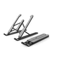 thumbnail image 1 of TFixol Adjustable Laptop Tablet Stand Multi-angle Laptop Holder Portable & Foldable Laptop Riser for 10-16'' laptops Hollow Design Black, 1 of 8