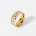 thumbnail image 2 of LYMAYTER Fashion Ring Women's Ring - Couple Style, Geometric, Stackable, 2 of 7