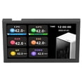 thumbnail image 1 of PC Data Monitor IPS USB Mini Screen 5.0 Inch 800x480 HD Resolution, Type C PH Ports, DIY Themes, Aluminum Alloy Shell, Customizable Settings, 1 of 7