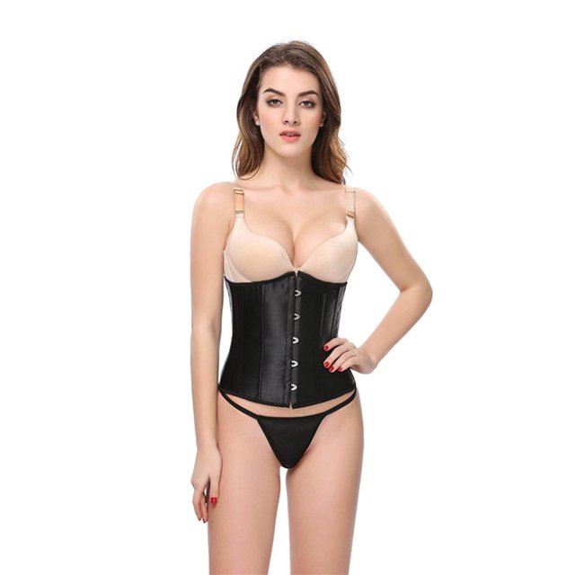 facefd Corset Gainant à Lacets pour Femmes 5TG Noir