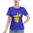 thumbnail image 1 of T-Shirt Basique à Manches Courtes pour Femmes Pikachu, 1 of 6