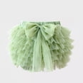 thumbnail image 3 of Robes Adolescentes Tutu Été Pompon Couleur Unie Jupe de Couverture Robe de Demoiselle d'Honneur Vert 18-24, 3 of 3