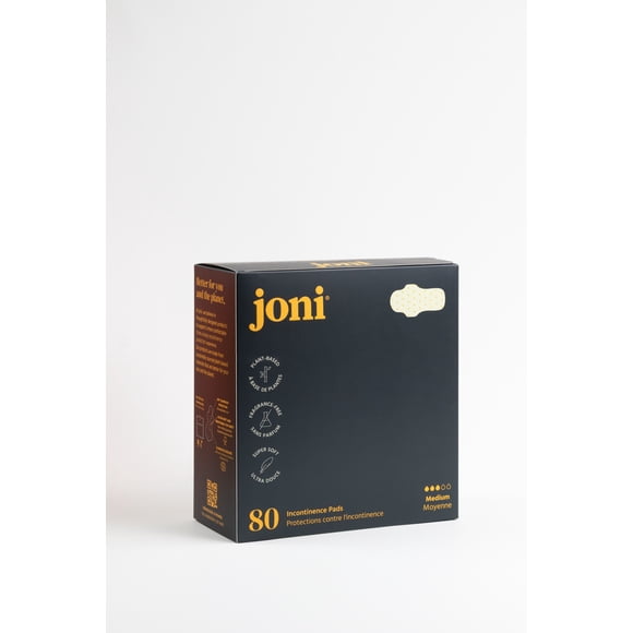 joni Serviettes d'Incontinence en Bambou Biologique, 80 Unités