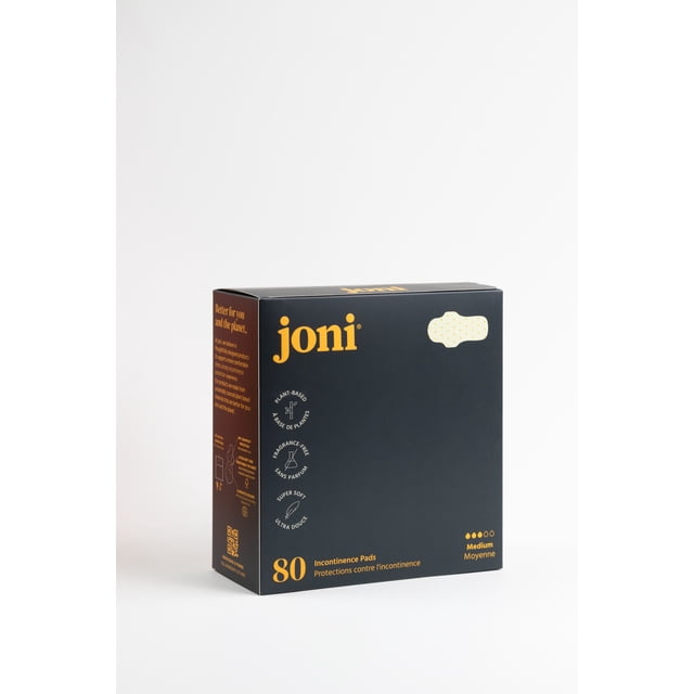joni Serviettes d'Incontinence en Bambou Biologique, 80 Unités