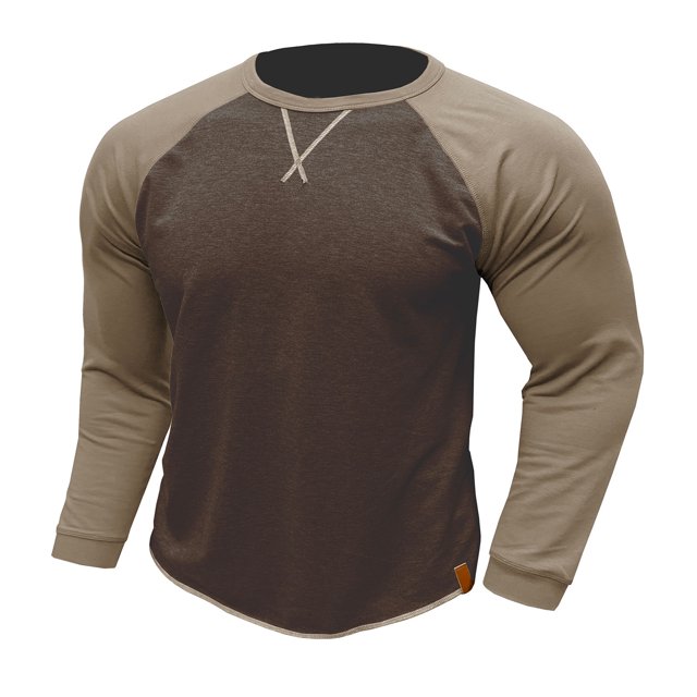 RXIRUCGD Chandail à Capuchon à Col Rond pour Homme, Assorti de Couleurs, Retour aux Anciens, Kaki, Taille : 2TG