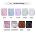thumbnail image 4 of Case Instant Camera Storage Case Camera Bag PU Leather Magnetic Buckle with Shoulder Strap Compatible with Fujifilm  Mini 12/11/9/8, 4 of 6