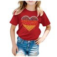 thumbnail image 3 of TZEWGL Soprt Prints Short Sleeve Round Neck Tops For Newborn Clothing For Toddlers size 6-7T, 3 of 5
