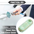 thumbnail image 2 of Unique Bargains 3 Button Key Fob Cover for Mazda CX-3 CX-4 TPU Green Remote Keyless Smart Key Fob Case Protection Shell, 2 of 7