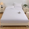 thumbnail image 4 of Rvkxad Drap-Housse Uni, Protège-Matelas Anti-Cendre pour Lit, Housse de Drap, 4 of 6