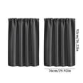 thumbnail image 3 of PRETXORVE Solid Color Curtains Living Room Bedroom Kitchen Partition Curtains Home Curtains, 3 of 3