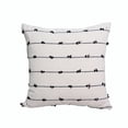 thumbnail image 2 of Ovzne Polyester Pillowcase With Splicing Piece 1 Soft Striped Pillowcase Wide Side Decorative Spring Pillow Suitable For Sofa Cushions And Living Rooms On Clearance, 2 of 6