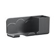 thumbnail image 2 of Suncoda Plastics Shelves, No Punching Required Hair Dryer Rack Bathroom Wall Mounted Storage Bracket with Storage Grids, 2 of 6