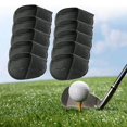 thumbnail image 2 of fastboy Golf Head Covers PU Portable Protector for Athlete Travel Golf Training Black Small, 2 of 9