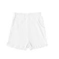 thumbnail image 1 of Timegard Baby Girls Clothes Toddler Ribbed Cute Elastic Waist Children Casual Comfy Loose Ruffle Shorts, 1 of 5